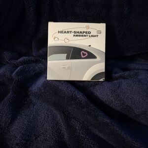 Heart-Shaped Ambient Light - Blue Heart Window